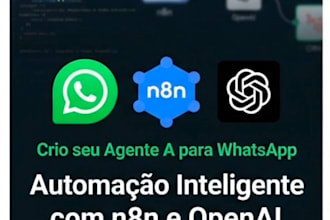 eu vou criar um agente de ia para whatsapp usando n8n
