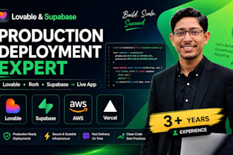 deploy and fix your lovable, rork, or supabase app to production