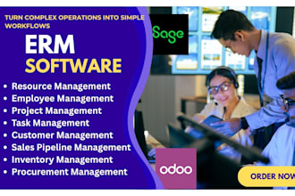 setup erp software mrpeasy odoo oracle netsuite jobboss acumatica sage intact
