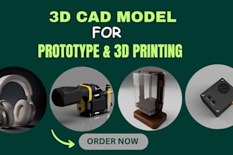 create 3d product design, cad modeling , 3d product modeling and rendering