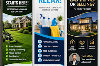 design a professional custom door hanger for your business