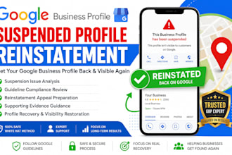 help fix and reinstate your suspended google business profile