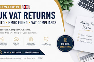 file UK vat returns, mtd, hmrc vat filing and vat compliance