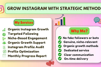 organically grow your instagram id with strategic methods