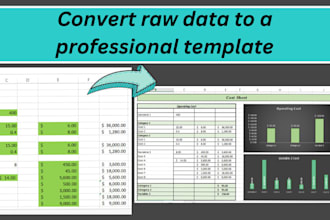 clean organize  and analysis ready format