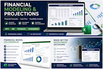 create financial projections and feasibility studies