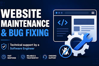 maintain, fix and improve your website