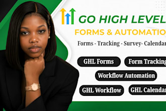 create ghl forms, surveys, quizzes and workflow automation in go high level
