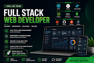 create a full stack web app