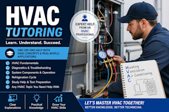 provide hvac, refrigeration and electrical tutoring