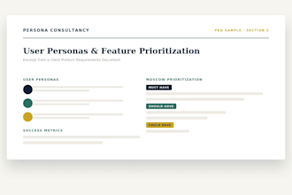 create a professional prd, product strategy, and roadmap