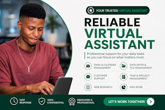 provide virtual assistant calendar management and data management