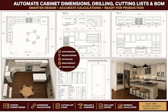build sketchup cabinet automation with cnc and manufacturing export