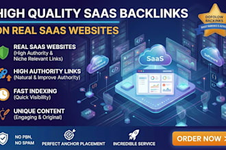 deliver b2b saas backlinks to improve your SEO rankings