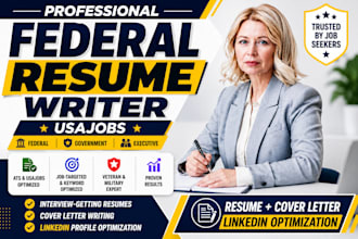 write ats federal resume for usajobs and government jobs