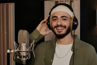 be your male singer for rnb indie latin reggaeton pop song in spanish or english