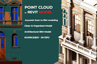 convert point cloud to revit 3d model scan to bim architectural model