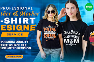 design father mother premium tshirts at an affordable price