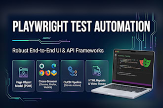build playwright test automation framework for web application