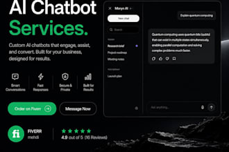 develop a custom chatbot