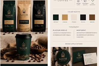 design cafe restaurant packaging and branding