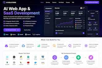 build your ai web app or saas