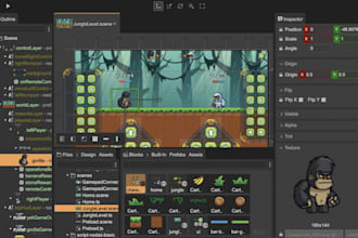 reskin or develop 2d game, including multiplayer games, using phaser, HTML5