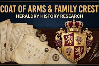 research your coat of arms, family crest and heraldry history