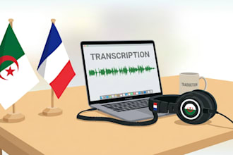 do fast and accurate arabic french transcription