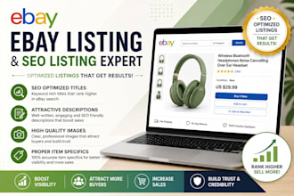 do etsy listing,ebay product listing,etsy seo