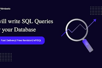 write sql queries for your database and reports