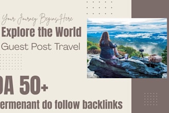 publish your travel guest post with a dofollow backlink