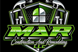 create a awesome construction logo for your company