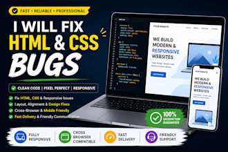 fix HTML CSS bugs and mobile responsive issues