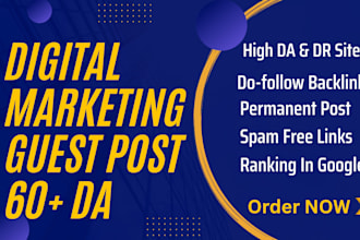 do high da digital marketing guest post with authority backlinks