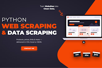 do python web scraping and data scraping