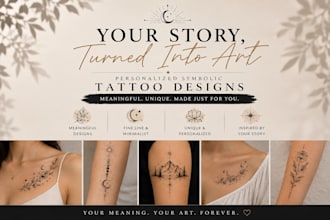 create a personalized symbolic tattoo design