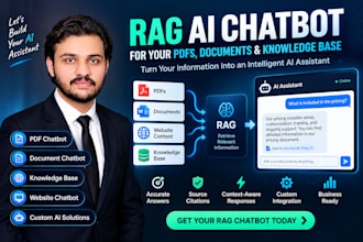 build a rag chatbot for your pdfs, documents and website