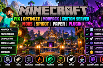 do fix optimize minecraft modpack custom server godot mobs spigot paper plugin