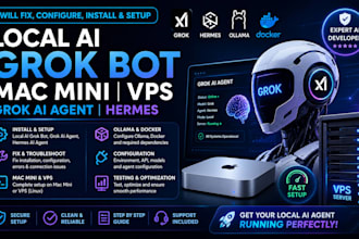 fix configure install setup local ai grok bot mac mini vps grok ai agent hermes