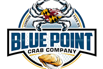 do awesome crab logo design