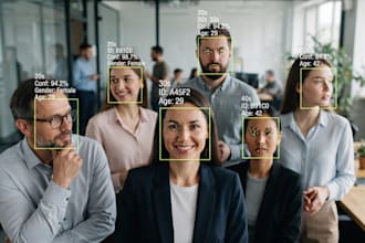 develop a face detection system for images, video and live cameras