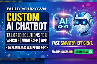 build a custom ai chatbot and ai agent for your website