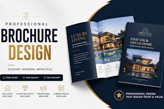 design luxury real estate brochure promotional brochure real estate brochure