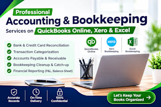 do accounting and bookkeeping on quickbooks online xero excel