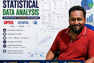 perform statistical data analysis using spss stata, and r