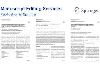 manuscript editing, research writing with data analysis