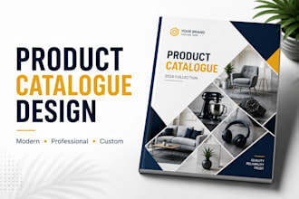 design a professional product catalogue brochure