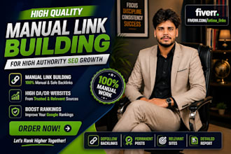 build quality manual backlinks for SEO growth