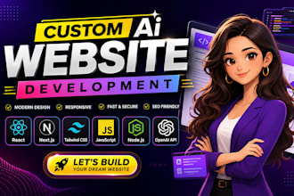 build a custom ai website with chatbot and modern ai features